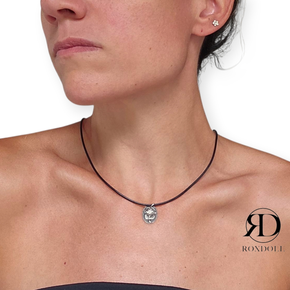"Every Rose" Handmade Necklace Choker Upcycle Material